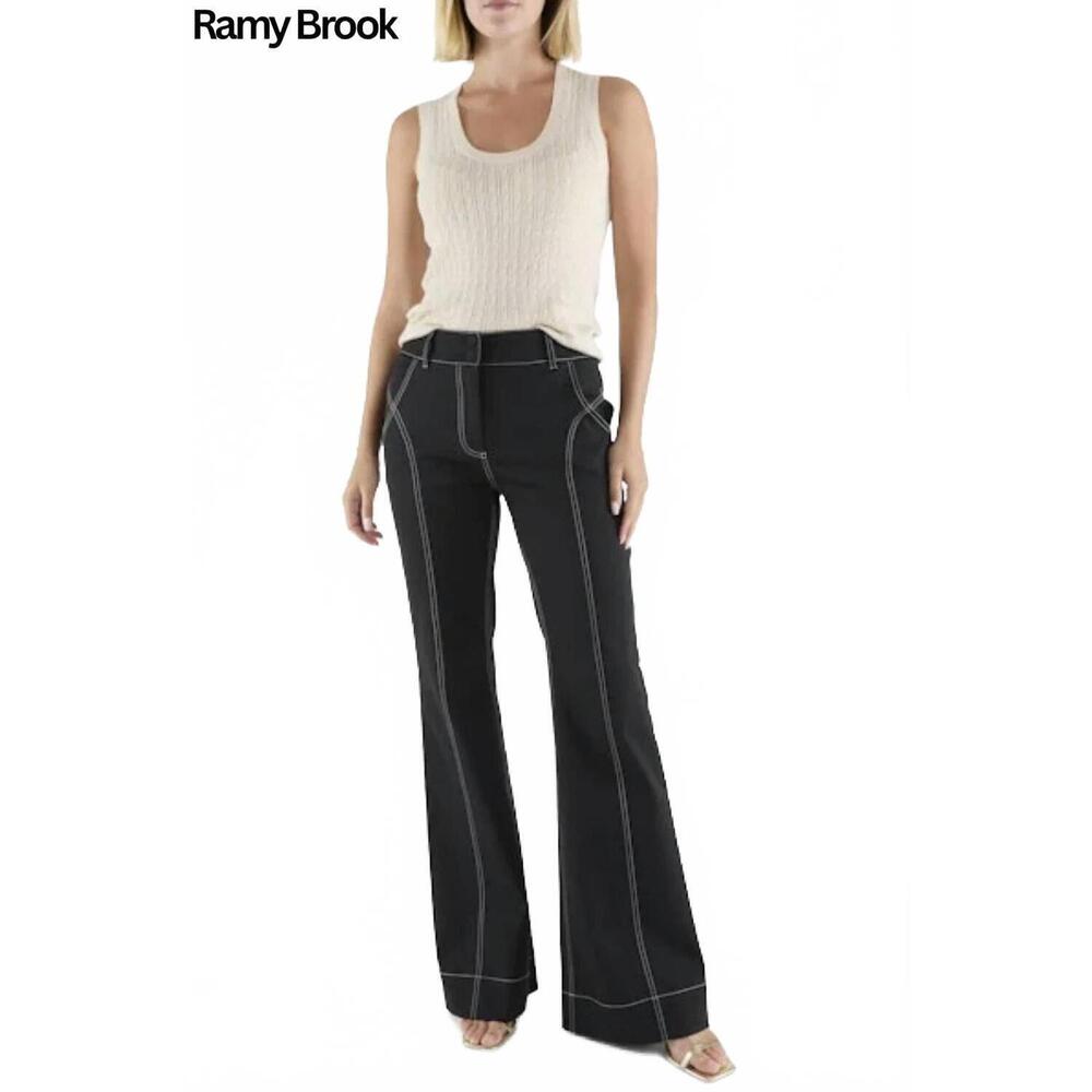 NEW RAMY BROOK daphnie flare leg pant in black
